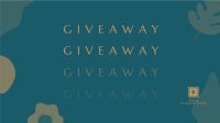 Giveaway Time Facebook Event Cover Design