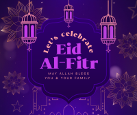 Eid Al-Fitr Celebration Facebook Post Design