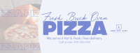 Hot and Fresh Pizza Facebook cover Image Preview