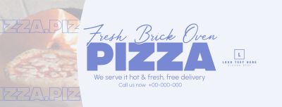 Hot and Fresh Pizza Facebook cover Image Preview