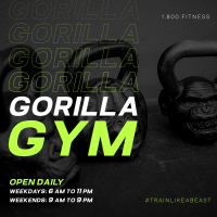 Gorilla Gym Instagram post Image Preview