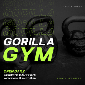 Gorilla Gym Instagram post
