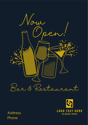 Bar & Restaurant Flyer Image Preview