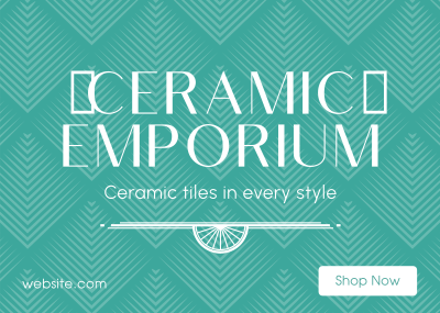 Ceramic Emporium Postcard Image Preview