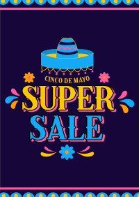 Cinco De Mayo Biggest Colorful Sale Poster Image Preview