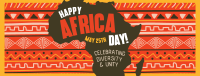 Africa Day Greeting Facebook Cover Design