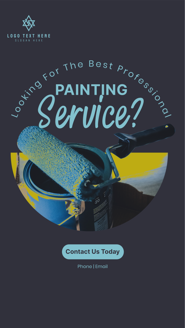The Painting Service Instagram Story Design Image Preview