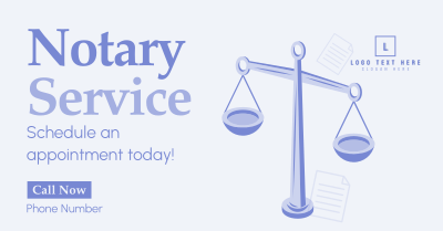 Professional Notary Services Facebook ad Image Preview