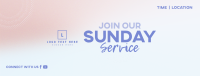 Sunday Service Facebook cover Image Preview