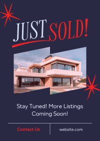 Modern Just Sold House Flyer Design