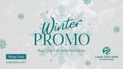 Winter Season Promo Facebook event cover Image Preview