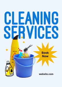Professional Cleaner Poster Design