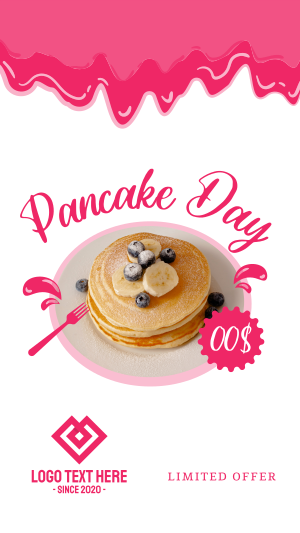 Pancake Day Promo Instagram story Image Preview