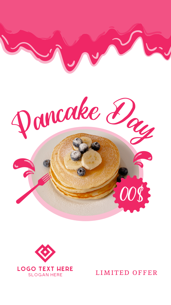 Pancake Day Promo Instagram Story Design Image Preview