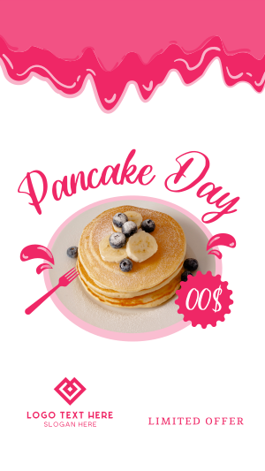 Pancake Day Promo Instagram story Image Preview