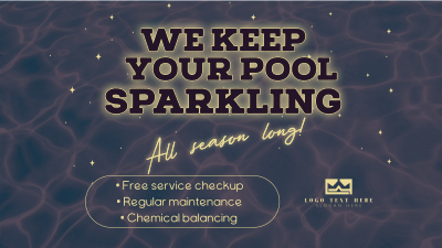 Sparkling Pool Services Facebook event cover Image Preview