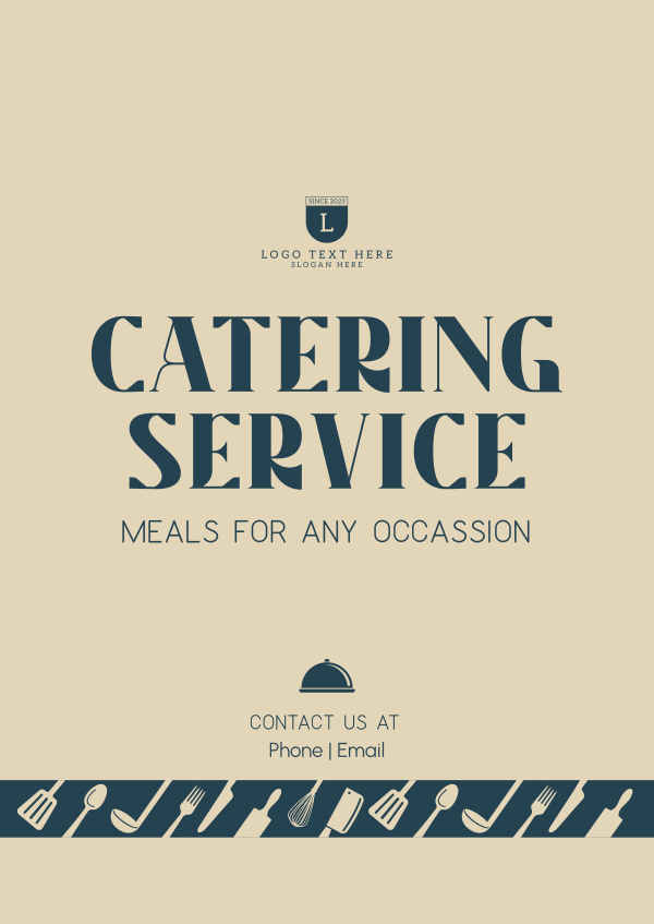 Food Catering Business Poster Design Image Preview