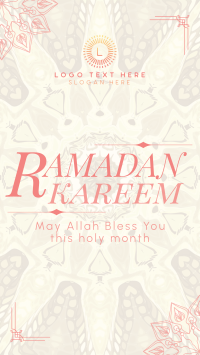 Psychedelic Ramadan Kareem Instagram reel Image Preview