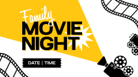 Family Movie Night Animation Image Preview