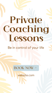 Private Coaching Facebook story Image Preview
