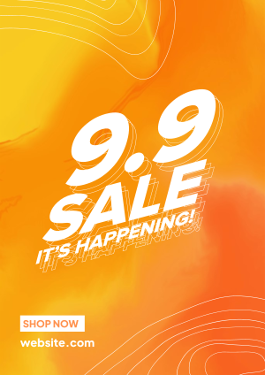 9.9 Gradient Sale Flyer Image Preview