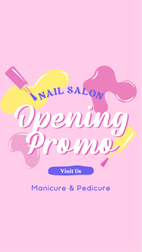Nail Salon Promotion TikTok Video Design