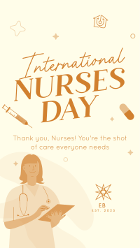 International Nurses Day TikTok Video Image Preview