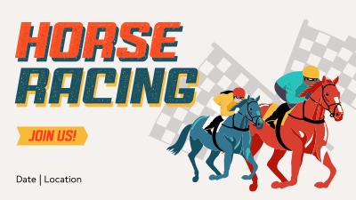 Derby Racing Facebook event cover Image Preview
