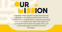 Our Mission Statement Facebook Ad Design