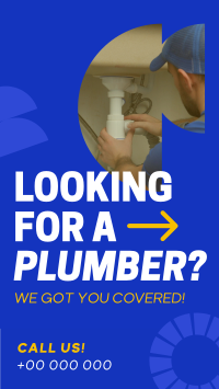 Plumbing Expert Hire TikTok Video Preview