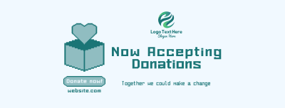 Pixel Donate Now Facebook cover Image Preview