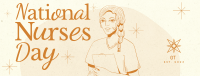 Midcentury Nurses' Day Facebook Cover Image Preview