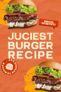 Double Special Burger Pinterest Pin Image Preview
