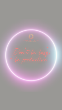 Be Productive TikTok video Image Preview