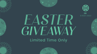 Blooming Easter Egg Facebook Event Cover Design