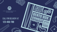 Bento Box Combo Facebook Event Cover Design