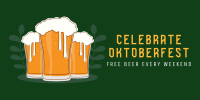 Oktoberfest Party Twitter Post Preview