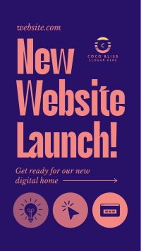 Corporate Website Launch Instagram Reel Image Preview