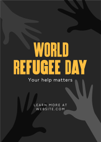 World Refugee Day Poster Image Preview