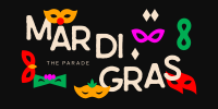 Mardi Gras Parade Mask Twitter post Image Preview