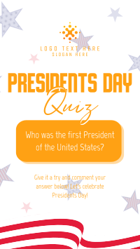 Presidents Day Pop Quiz TikTok video Image Preview
