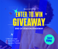 Enter Giveaway Facebook Post Design