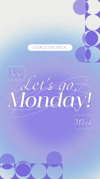 Monday Goals Motivation Instagram reel Image Preview