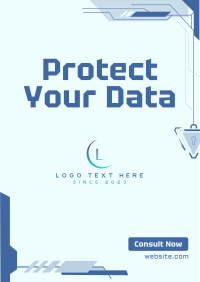 Protect Your Data Flyer Design