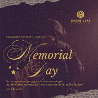 Rustic Memorial Day Instagram post Image Preview