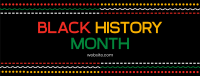 Black History Lines Facebook Cover Image Preview