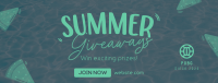 Refreshing Summer Giveaways Facebook Cover Design