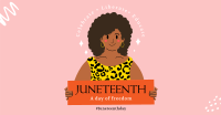 Juneteenth Woman Facebook ad Image Preview