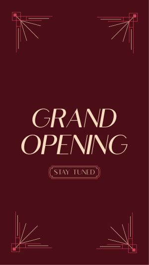 Elegant Opening Announcement Instagram story Image Preview