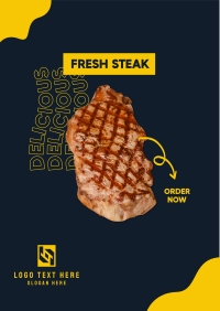 Fresh Steak Flyer Design